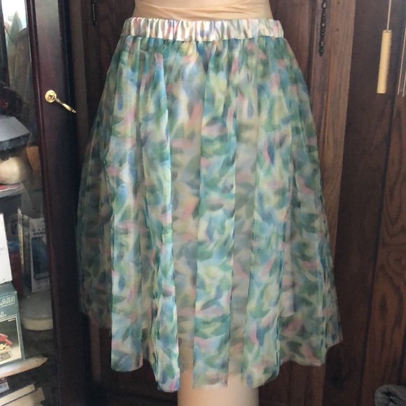 Disneyland Cinderella by LC Lauren Conrad  Size L Layered Tulle Skirt - Picture 4 of 7